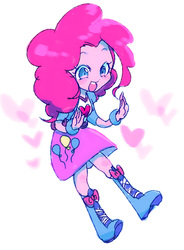 Size: 600x815 | Tagged: safe, artist:hacha, pinkie pie, equestria girls, g4, female, pixiv, solo