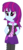 Size: 489x1056 | Tagged: safe, artist:fluutters, mystery mint, equestria girls, g4, background human, female, simple background, solo, transparent background, vector