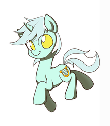 Size: 1257x1440 | Tagged: safe, artist:tunairs, lyra heartstrings, pony, unicorn, g4, female, no pupils, simple background, smiling, solo, white background