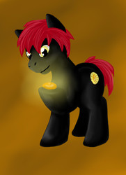 Size: 1240x1712 | Tagged: safe, artist:szirka, oc, oc only, oc:amber light, pony, male, solo, stallion