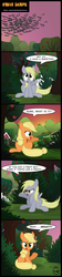 Size: 953x4263 | Tagged: safe, artist:toxic-mario, applejack, derpy hooves, fruit bat, pegasus, pony, g4, comic, female, mare