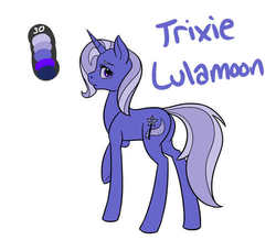Size: 500x455 | Tagged: safe, artist:art-of-the-bree, trixie, pony, unicorn, g4, female, limited palette, mare, solo