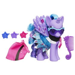 Size: 1200x1200 | Tagged: safe, princess luna, pony, g4, official, brushable, clothes, comb, fashion style, female, skirt, solo, toy