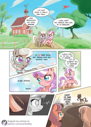 Size: 1536x2136 | Tagged: safe, artist:almaska, diamond tiara, silver spoon, comic:everfree filly, g4, comic