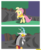 Size: 4118x4982 | Tagged: safe, artist:conikiblasu-fan, daring do, discord, fluttershy, draconequus, pegasus, pony, g4, absurd resolution, duo, female, male, ship:discoshy, shipping, straight