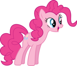 Size: 7015x5994 | Tagged: safe, artist:geometrymathalgebra, pinkie pie, a friend in deed, g4, absurd resolution, female, simple background, solo, transparent background, vector