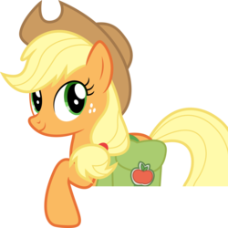 Size: 8014x8004 | Tagged: safe, artist:geometrymathalgebra, applejack, g4, absurd resolution, female, looking at you, saddle bag, simple background, solo, transparent background, vector