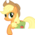 Size: 8014x8004 | Tagged: safe, artist:geometrymathalgebra, applejack, g4, absurd resolution, female, looking at you, saddle bag, simple background, solo, transparent background, vector