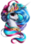 Size: 2260x3098 | Tagged: safe, artist:katputze, princess celestia, alicorn, pony, g4, .psd available, bust, colored pencil drawing, female, head, high res, looking at you, mare, portrait, red eyes, simple background, smiling, solo, traditional art, transparent background