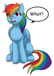 Size: 870x1226 | Tagged: safe, artist:aileen-rose, rainbow dash, g4, female, solo