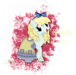 Size: 596x592 | Tagged: safe, pony, blondie lockes, ever after high, ponified, solo