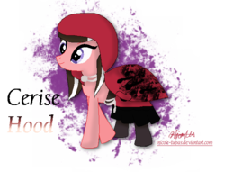 Size: 644x492 | Tagged: safe, pony, cerise hood, ever after high, ponified, solo