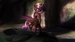 Size: 2870x1614 | Tagged: safe, artist:aaronmk, princess cadance, changeling, g4, far cry, ponified