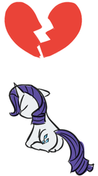 Size: 209x374 | Tagged: safe, artist:bambooharvester, ask, heart, rarity replies, solo, tumblr