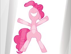 Size: 1600x1200 | Tagged: safe, artist:kuren247, pinkie pie, g4, against glass, female, happy, solo