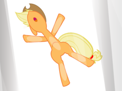 Size: 1600x1200 | Tagged: safe, artist:kuren247, applejack, g4, against glass, female, solo