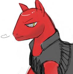 Size: 812x822 | Tagged: artist needed, safe, pony, heavy (tf2), heavy weapons guy, ponified, solo, team fortress 2