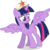 Size: 1014x1009 | Tagged: safe, artist:drewdini, twilight sparkle, alicorn, pony, g4, my little pony: friendship is magic, princess twilight sparkle (episode), big crown thingy, female, mare, simple background, solo, svg, transparent background, twilight sparkle (alicorn), vector