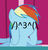 Size: 462x480 | Tagged: safe, edit, edited screencap, screencap, rainbow dash, applebuck season, g4, my little pony: friendship is magic, dashface, emoticon, female, image macro, impact font, meme, so awesome, solo