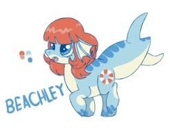 Size: 1489x1167 | Tagged: safe, artist:skippyskiddo, oc, oc only, hybrid, original species, shark, shark pony, solo