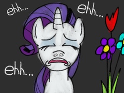 Size: 2048x1536 | Tagged: source needed, safe, artist:rare-rarity-fan, rarity, g4, allergies, female, flower, sneezing, sneezing fetish, solo