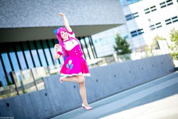 Size: 1280x853 | Tagged: safe, artist:cleocosplay, pinkie pie, human, g4, cosplay, irl, irl human, photo, solo