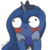 Size: 560x587 | Tagged: dead source, safe, artist:php17, princess luna, g4, cute, female, simple background, solo