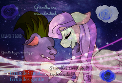 Size: 786x537 | Tagged: safe, fluttershy, grundle king, grundle, pegasus, pony, g4, female, male, mare, shipping