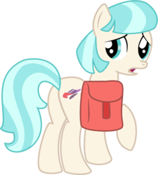 Size: 843x933 | Tagged: safe, artist:7uprulez, coco pommel, earth pony, pony, g4, butt, female, looking back, mare, missing accessory, plot, saddle bag, simple background, solo, transparent background, vector