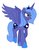 Size: 786x1016 | Tagged: safe, artist:fleshsong, princess luna, g4, angry, female, s1 luna, simple background, solo