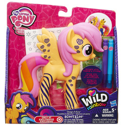 Size: 1400x1437 | Tagged: safe, scootaloo, g4, official, design a pony, female, irl, markers, photo, sticker set, toy, wild rainbow