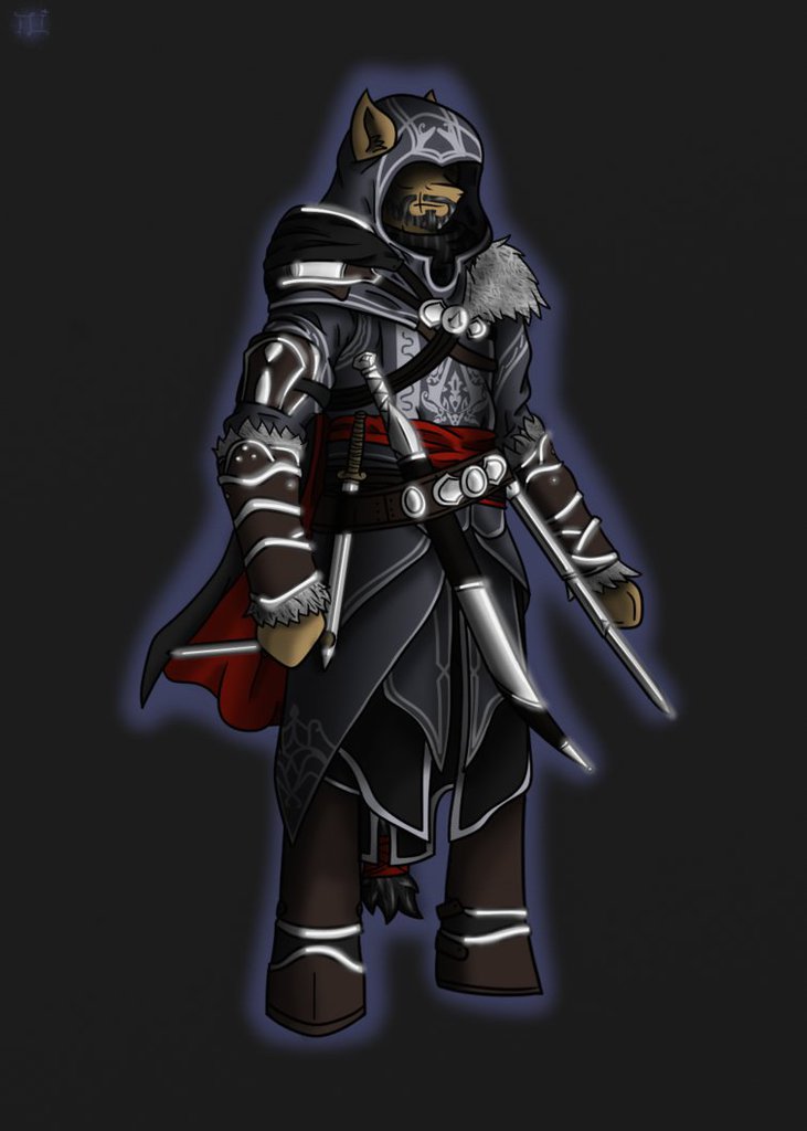 675613 Safe Artist Lucandreus Anthro Assassins Creed Assassins