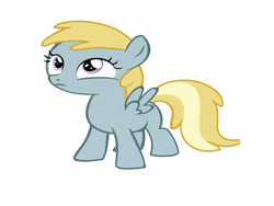 Size: 1024x768 | Tagged: safe, artist:dacyberneticwolf, chirpy hooves, g4, female, filly, simple background, solo, vector, white background