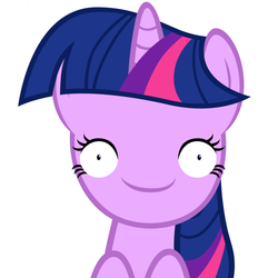Size: 700x700 | Tagged: safe, artist:navitaserussirus, twilight sparkle, g4, creepy, face, faic, female, nightmare fuel, no nose, solo