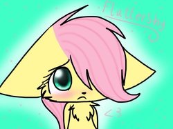 Size: 1364x1022 | Tagged: safe, artist:pikachu0205, fluttershy, g4, female, solo, species swap