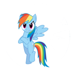 Size: 3333x3333 | Tagged: safe, artist:zobe, edit, rainbow dash, g4, female, high res, solo