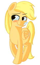 Size: 1236x2000 | Tagged: safe, artist:sadpone, oc, oc only, oc:flicker feather, feather, solo