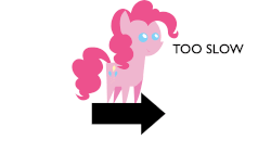 Size: 1920x1080 | Tagged: safe, pinkie pie, g4, arrow, female, gif, gotta go fast, male, non-animated gif, pointy ponies, smiling, solo, sonic the hedgehog, sonic the hedgehog (series)