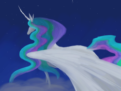 Size: 1557x1168 | Tagged: safe, artist:stingley, princess celestia, g4, female, solo