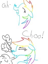 Size: 1536x2048 | Tagged: artist needed, safe, rainbow dash, g4, allergies, female, sneeze cloud, sneezing, sneezing fetish, solo