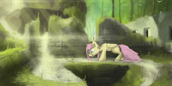 Size: 8000x4000 | Tagged: safe, artist:fuzzyfox11, fluttershy, g4, absurd resolution, female, solo