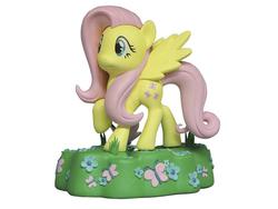 Size: 752x564 | Tagged: safe, artist:diamondselecttoys, fluttershy, g4, female, figure, merchandise, piggy bank, solo