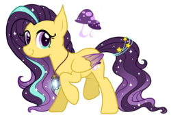 Size: 1048x728 | Tagged: safe, artist:fayven, oc, oc only, oc:arwen, pegasus, pony, necklace, solo