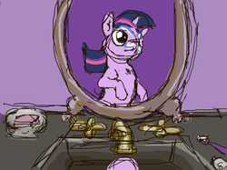 Size: 605x452 | Tagged: safe, artist:sessalisk, twilight sparkle, g4, fanfic, female, solo