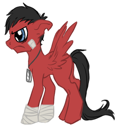 Size: 426x444 | Tagged: safe, pegasus, pony, blank flank, ponified, scout (tf2), solo, team fortress 2