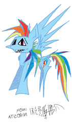 Size: 1024x1820 | Tagged: safe, artist:wrenkl, rainbow dash, g4, female, solo, wat