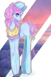 Size: 730x1095 | Tagged: safe, artist:stroberam, oc, oc only, oc:nebulae, earth pony, pony, solo