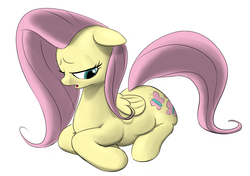 Size: 1150x811 | Tagged: safe, artist:calorie, fluttershy, pegasus, pony, g4, chubby, fat, fattershy, female, mare, solo