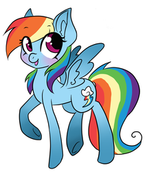 Size: 900x1053 | Tagged: safe, artist:purrling, rainbow dash, g4, female, solo