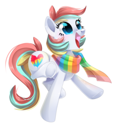 Size: 856x934 | Tagged: safe, artist:jojuki, oc, oc only, earth pony, pony, clothes, scarf, solo